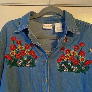 Vintage Oversized Denim Shirt